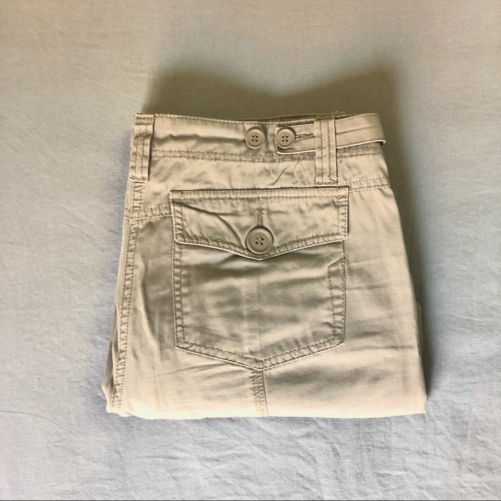 VINTAGE Y2K REITMANS CARGO KAKI CAPRI PANTS
